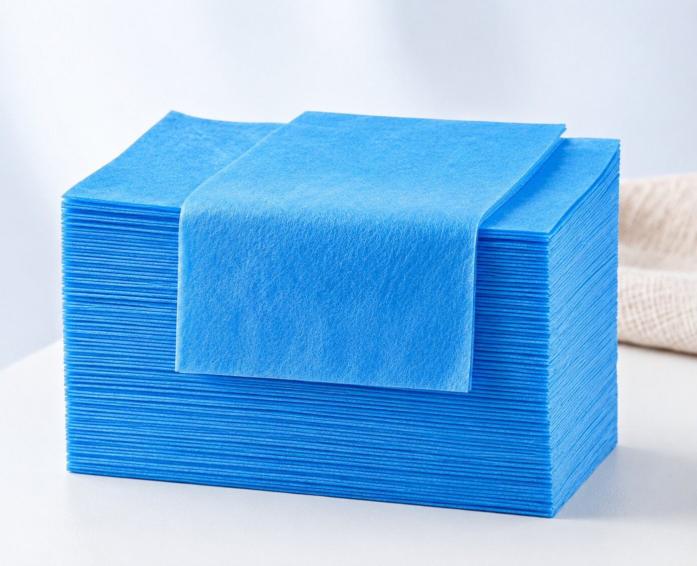 Blue Disposable Bed Sheet
