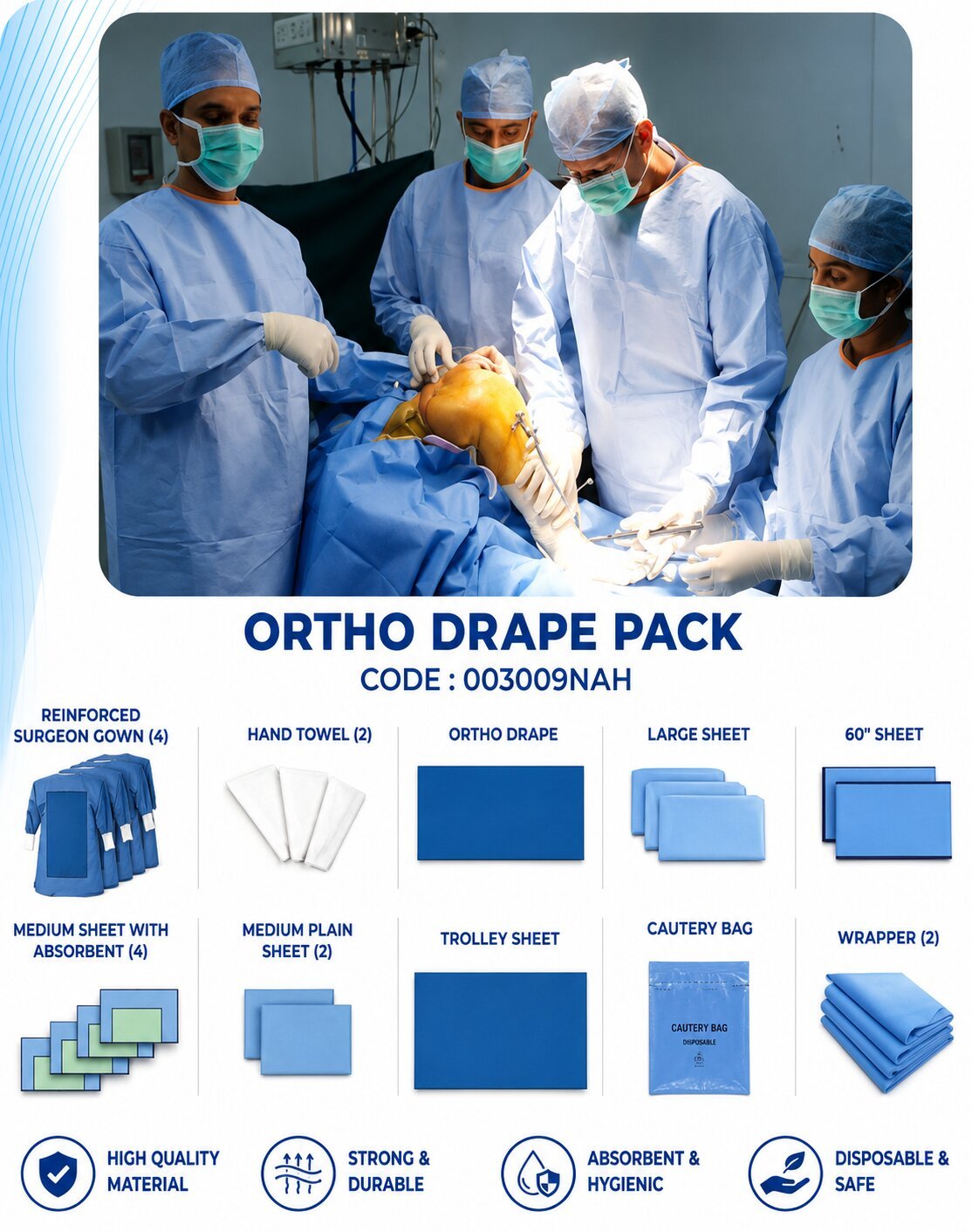 Ortho Drape Pack